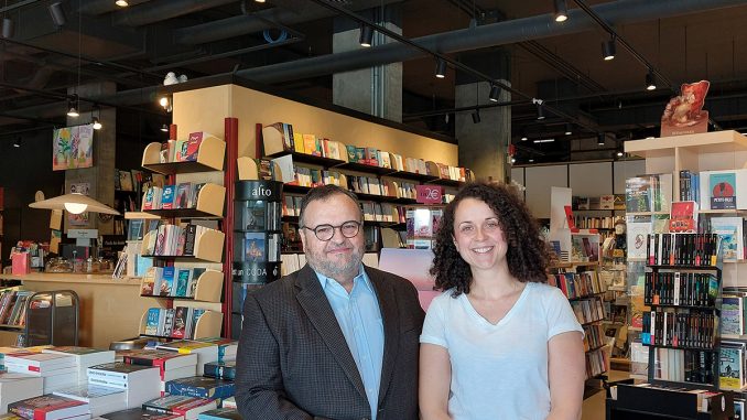 Christian et Elena Laliberté - Disparition des librairies (crédit photo à Marie-Anne Gendron)
